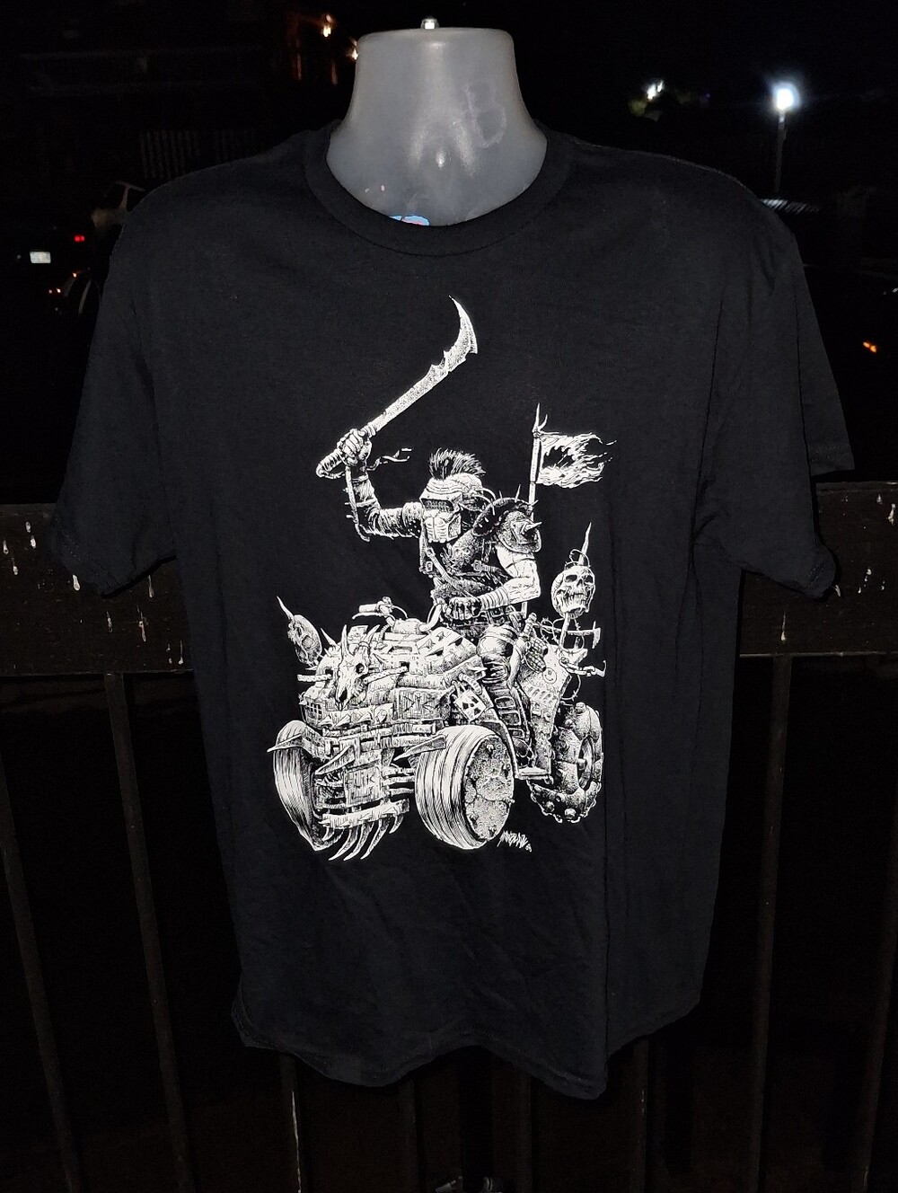 NWOT SAWBLADE 666 MAD MAX 4 WHEELER T SHIRT SIZE LARGE